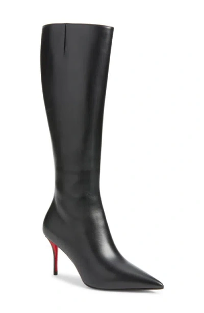 Christian Louboutin Miss Z Knee High Boot In Black