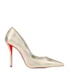 Christian Louboutin Miss Z Laminated Nappa Leather Pumps 100 In Animal Print