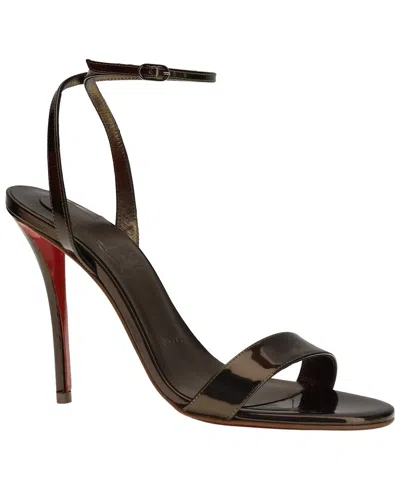 Christian Louboutin Miss Z Leather Sandal In Brown