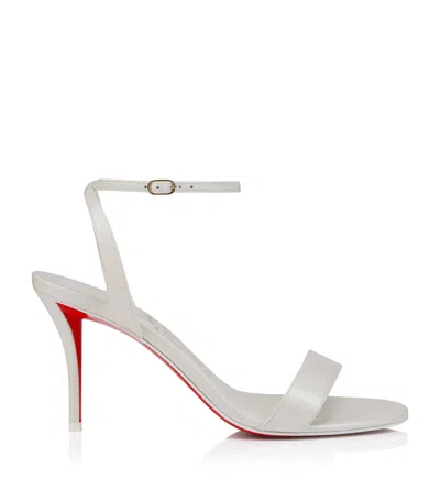 Christian Louboutin Miss Z Leather Sandals 80 In White