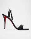 Christian Louboutin Miss Z Sandal 100 Sandals In Black Leather In Black