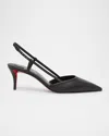 Christian Louboutin Pointed Toe Sling Back Stiletto Pumps