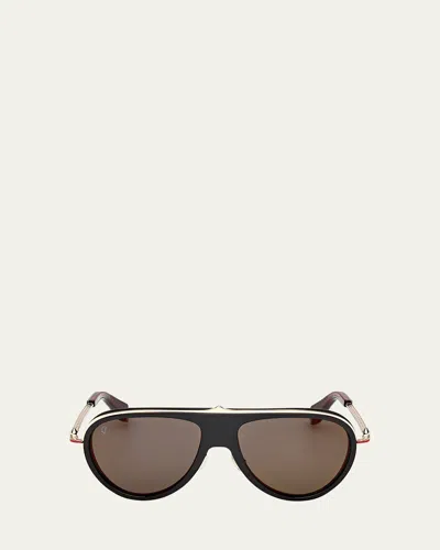 CHRISTIAN LOUBOUTIN MISS Z METAL CAT-EYE SUNGLASSES