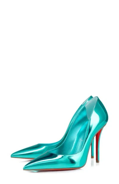 CHRISTIAN LOUBOUTIN CHRISTIAN LOUBOUTIN MISS Z METALLIC LEATHER PUMP