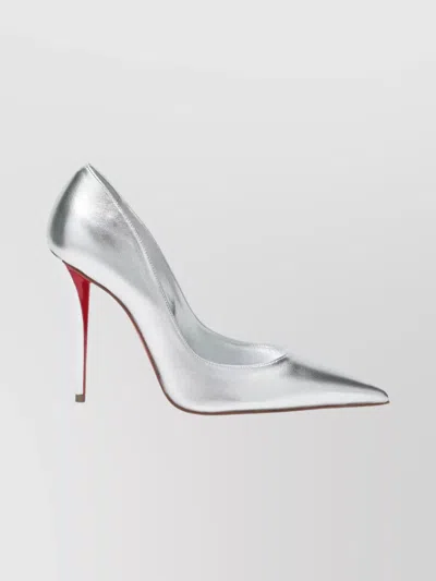 CHRISTIAN LOUBOUTIN MISS Z METALLIC POINTED TOE PUMPS