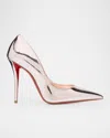 Christian Louboutin Miss Z Mirror Red Sole Pumps In P9459 Billy