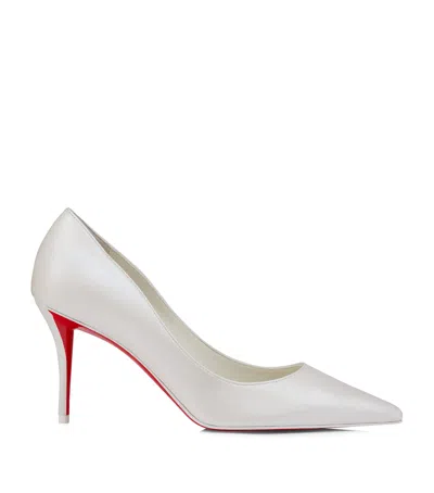 Christian Louboutin Miss Z Nappa Leather Pumps 80 In White
