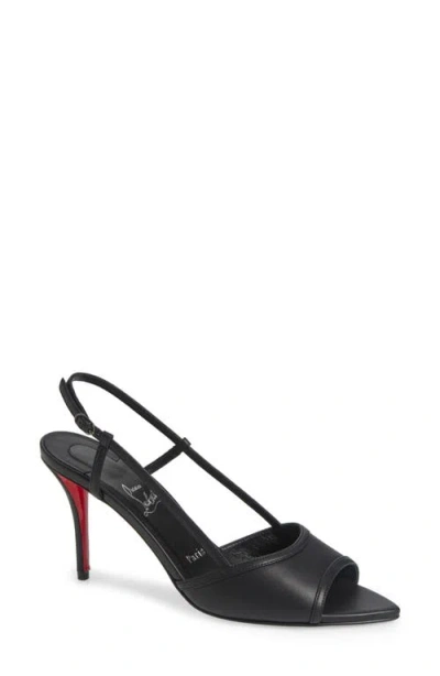 CHRISTIAN LOUBOUTIN CHRISTIAN LOUBOUTIN MISS Z OPEN TOE SLINGBACK SANDAL