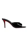CHRISTIAN LOUBOUTIN MISS Z PATENT CALF LEATHER MULES 80