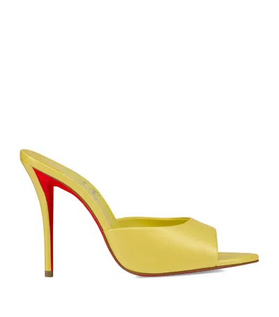 Christian Louboutin Miss Z Patent Leather Heeled Mules 100
