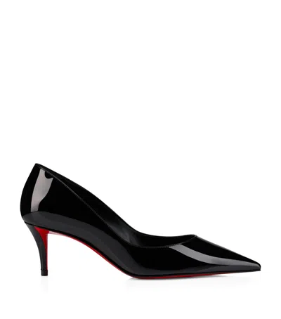 Christian Louboutin Glossy Pointed Toe High Heel Pumps In Multi