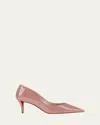 Christian Louboutin Miss Z Patent Red Sole Pumps In Vintage Rose