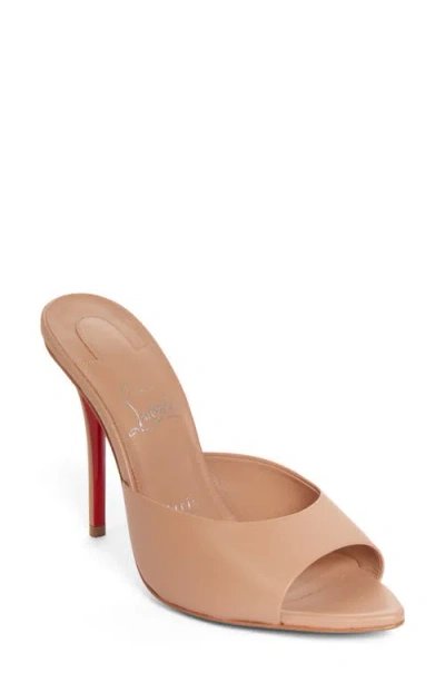 Christian Louboutin Miss Z Pointed Toe Sandal In Brown