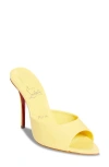 Christian Louboutin Miss Z Pointed Toe Sandal In Yellow