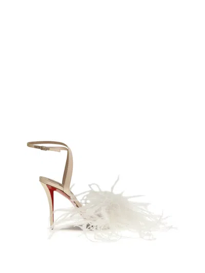 Christian Louboutin Women Miss Z Poupi Sandals In Neutral