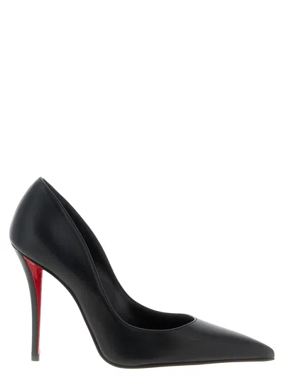 Christian Louboutin Miss Z Leather Pumps In Black
