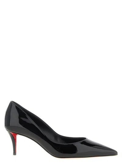 Christian Louboutin Glossy Pointed Toe High Heel Pumps In Multi