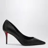 Christian Louboutin Pointed Toe Pumps Featuring Signature Sole In Black