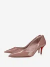 Christian Louboutin Miss Z Patent Red Sole Pumps In Vintage Rose