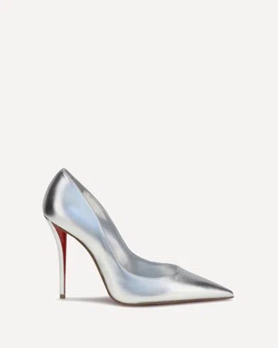 Christian Louboutin Miss Z Pumps In Silver