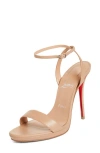 Christian Louboutin Loubi Queen Red Sole Ankle-wrap Sandals