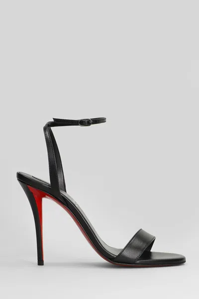 Christian Louboutin Miss Z Sandal 100 Sandals In Black Leather