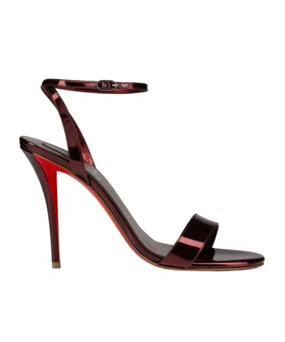 Christian Louboutin Miss Z Sandal In Burgundy