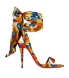 Christian Louboutin Miss Z Sandale Du Désert Silk Sandals 100