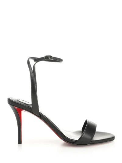 Christian Louboutin Miss Z 100 Satin Sandals In Multi