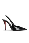 Christian Louboutin Miss Z Sling Patent Leather Slingback Pumps 100 In Multi