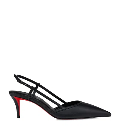 Christian Louboutin Miss Z Sling Nappa Leather Slingback Pumps 60