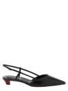 Christian Louboutin Miss Z Slingina 25 Leather Slingback Pumps In Black