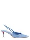 Christian Louboutin Miss Z Patent Leather Slingback In Blue