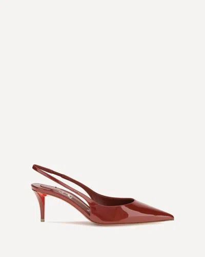 Christian Louboutin Miss Z 60 Patent Leather Pumps In Red