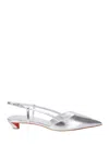 Christian Louboutin Miss Z Slingina 25 In Silver