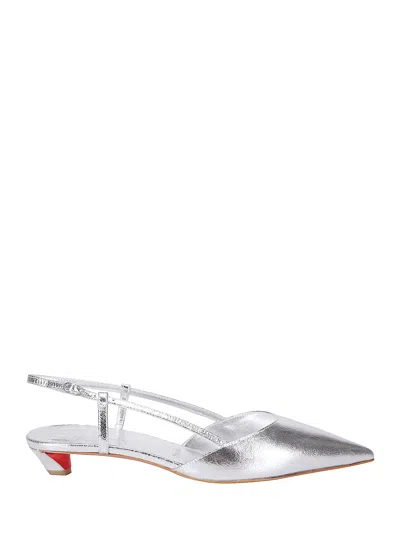 Christian Louboutin Miss Z Slingina 25 In Silver