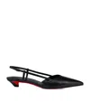 Christian Louboutin Miss Z Slingina 25 Leather Slingback Pumps In Black