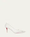 Christian Louboutin Miss Z Crystal Beaded Mesh Pump