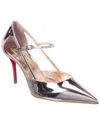 Christian Louboutin Miss Z Strap 80 Leather Slingback Pump
