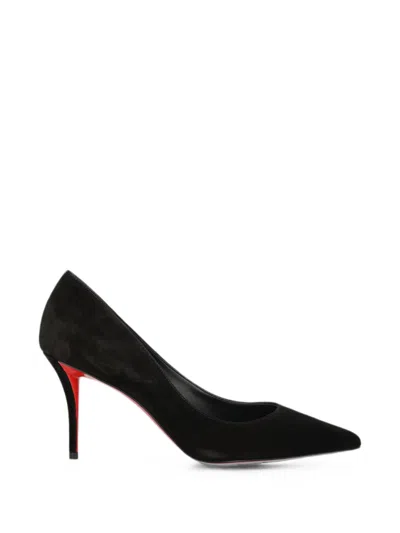 Christian Louboutin Miss Z Velvet Pumps In Black
