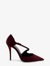 Christian Louboutin Ziggyta Pointed Toe Stiletto Pumps In Burgundy