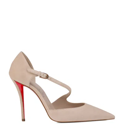 Christian Louboutin Miss Ziggyta Pumps 100 In Neutral