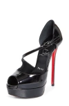 Christian Louboutin Miss Zigourata Alta Platform Peep Toe Sandal