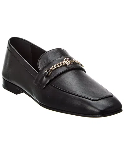 Christian Louboutin Mj Moc Leather Loafer In Black