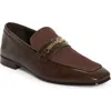 Christian Louboutin Moc Toe Leather & Nylon Loafer In Cosme