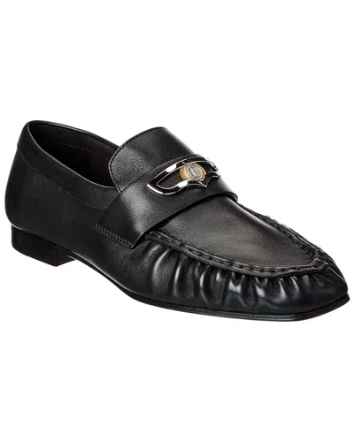 Christian Louboutin Mocallista Leather Loafer In Black