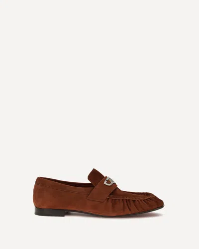 Christian Louboutin Mocallista Loafers In Brown
