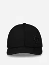 Christian Louboutin Mens Black Mooncrest Active Cotton-canvas Baseball Cap In Black