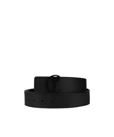 Christian Louboutin Mooncrest Belt In Black