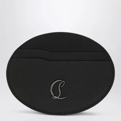 Christian Louboutin Mooncrest Black Circular Card Holder